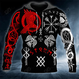 Eagle Valknut Symbol Runes Viking 3D Printed Shirt