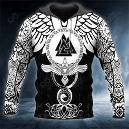 Valknut Viking Tattoo 3D Printed Shirt