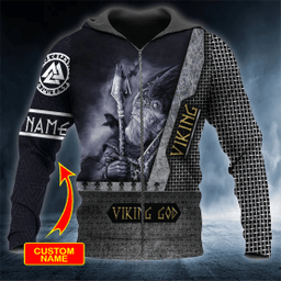 Odin The Allfather King Viking Custom Name 3D Printed Shirt