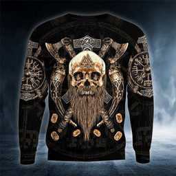 Elder Beard Viking Skull 3D Printed Shirt