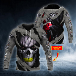 AIO Pride Night Stalker Skull Custom Name 3D Printed Shirt