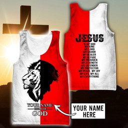Premium Christian Jesus Custom Name Printed Unisex Shirts