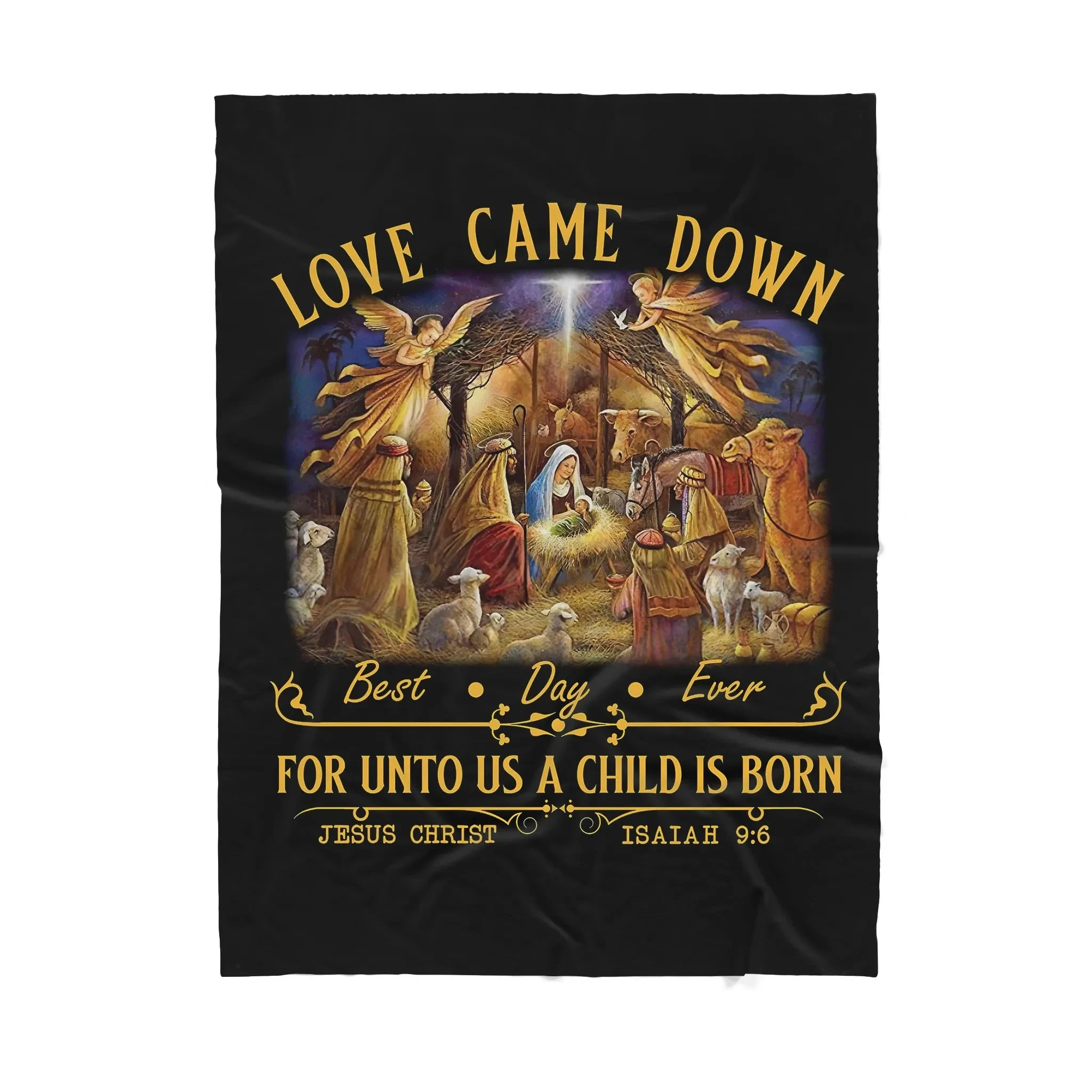 Christian Jesus Love came down Blanket - Best gift for Christian - sherpa blanket