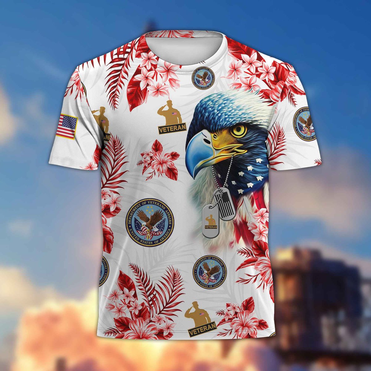 Premium Multiservice US Veteran T-Shirt BPVC250710