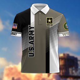 Premium Proudly Served US Veterans Polo Shirt APVC080301