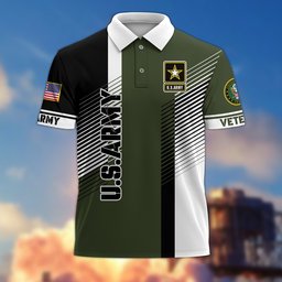 Premium Proudly Served US Veterans Polo Shirt APVC080301