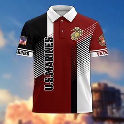 Premium Proudly Served US Veterans Polo Shirt APVC080301