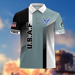 Premium Proudly Served US Veterans Polo Shirt APVC080301