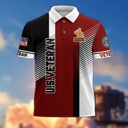 Premium Proudly Served US Veterans Polo Shirt APVC080301