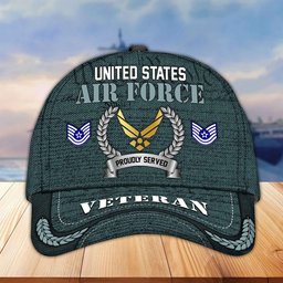 Premium Custom US Veterans Cap, Gifts For Dad, Gifts For Husband Veteran APHN190813