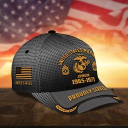 Premium Custom Name Rank And Year US Veteran Cap APVC160801