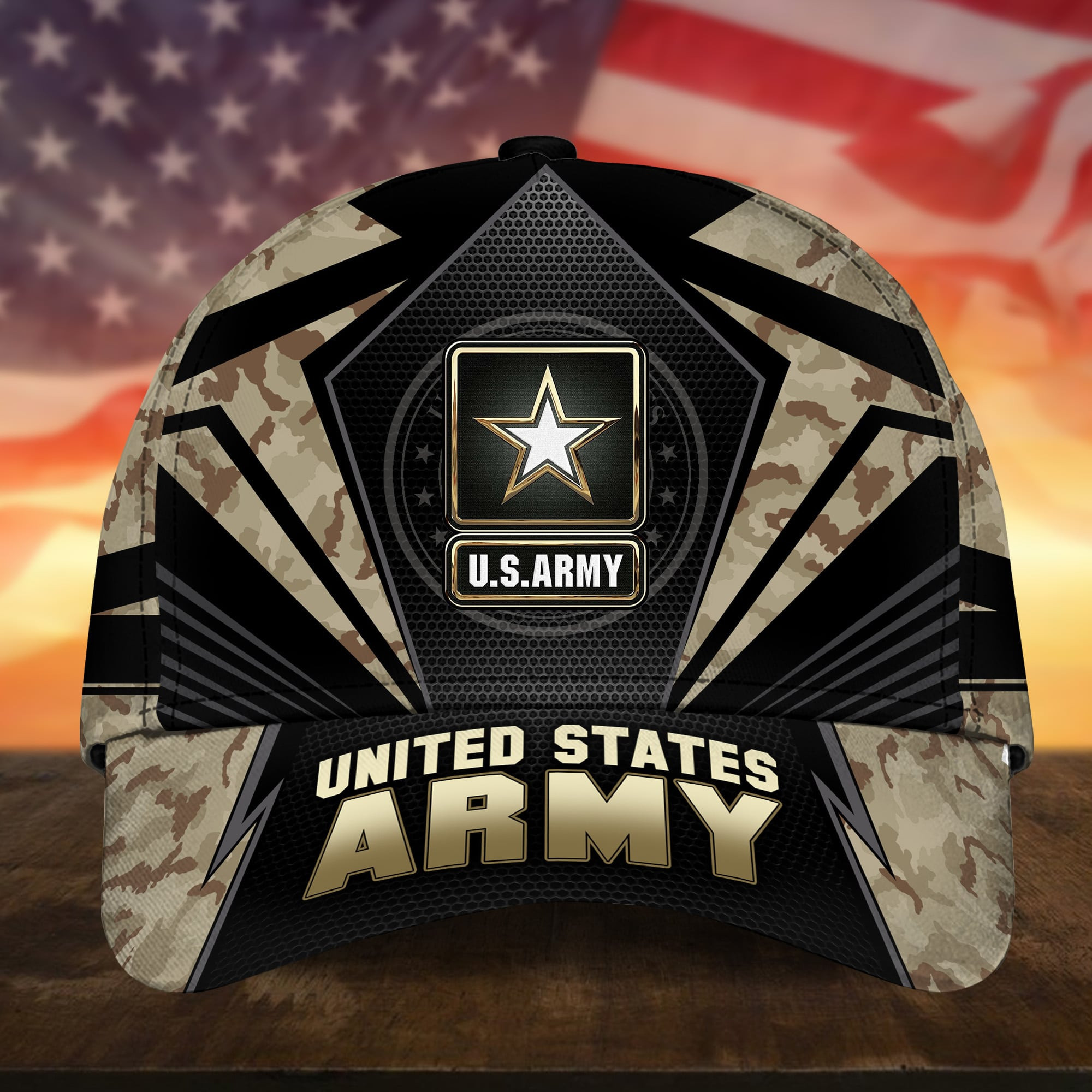 Unique Multiple Service US Veteran Cap APVC280801