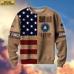 Premium Custom Name And Rank US Veterans Sweatshirt APHN230813, Gifts For Veterans Day, Gifts For Dad, Gifts For Husband