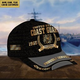 Premium Personalized Proudly Served US Veterans Cap APVC060501