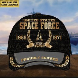 Premium Personalized Proudly Served US Veterans Cap APVC060501
