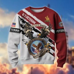 Premium All Gave Some Some Gave All US Veterans Sweatshirt, Gifts For Veterans Day, Gifts For Dad, Gifts For Husband BPVC230802