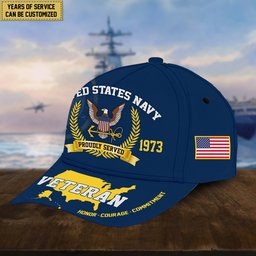 Premium Personalized American Pride US Veterans Cap APVC080501