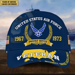 Premium Personalized American Pride US Veterans Cap APVC080501