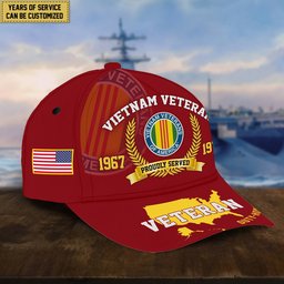 Premium Personalized American Pride US Veterans Cap APVC080501