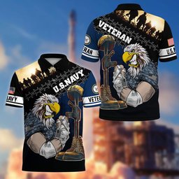 Premium US Veterans Polo Shirt BPHN060213, Gifts For Dad, For Husband, Gifts For US Veterans, Gifts On Father's Day, Independence Day, Veterans Day.