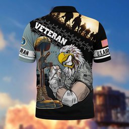 Premium US Veterans Polo Shirt BPHN060213, Gifts For Dad, For Husband, Gifts For US Veterans, Gifts On Father's Day, Independence Day, Veterans Day.