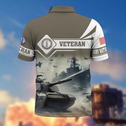 Premium US Veterans Polo Shirt BPVC260301, Gifts For US Veterans, Gifts On Father's Day, Armed Forces Day, Independence Day, Veterans Day.