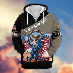 Premium US Veterans Zip Hoodie APHN220813, Gifts For Veterans Day, Gifts For US Veterans
