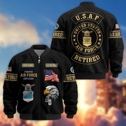 Premium US Retired Bomber Jacket BPVC091114