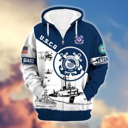 Premium Proudly Served US Veterans Zip Hoodie APHN250911, Gifts For US Veterans, Gifts For Veterans Day
