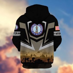 Premium Proudly Served US Veterans Zip Hoodie APHN071112, Gifts For US Veterans