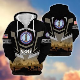 Premium Proudly Served US Veterans Zip Hoodie APHN071112, Gifts For US Veterans