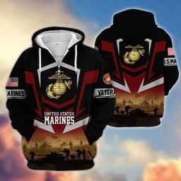 Premium Proudly Served US Veterans Zip Hoodie APHN071112, Gifts For US Veterans