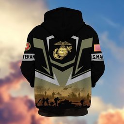 Premium Proudly Served US Veterans Zip Hoodie APHN071112, Gifts For US Veterans