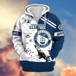 Premium US Veterans Zip Hoodie APHN230911, Gifts For US Veterans, Gifts For Veterans Day