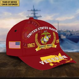 Premium Personalized American Pride US Veterans Cap APVC080501