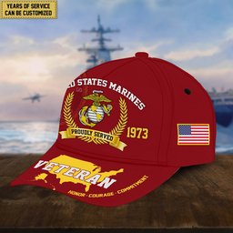 Premium Personalized American Pride US Veterans Cap APVC080501