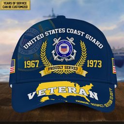 Premium Personalized American Pride US Veterans Cap APVC080501