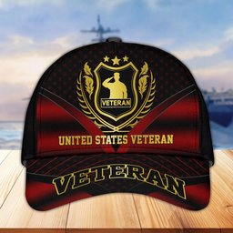 Premium US Veterans Cap BPHN280212, Gifts For US Veterans, Gifts On Father's Day, Armed Forces Day, Independence Day, Veterans Day.