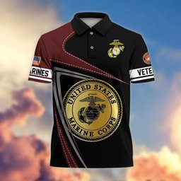 Premium US Veterans Polo Shirt BPHN230113, Gifts For US Veterans, Gifts On Father's Day, Independence Day, Veterans Day.
