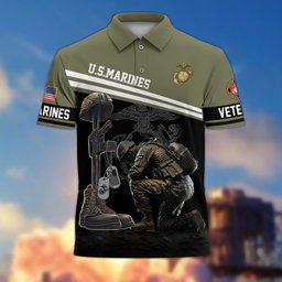 Premium US Veterans Polo Shirt BPHN240212, Gifts For US Veterans, Gifts On Father's Day, Independence Day, Armed Forces Day, Veterans Day.