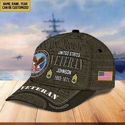 Premium Personalized Proudly Served US Veterans Cap, Gifts For Dad, Gifts For Husband Veteran APHN080811