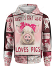 Just A Girl Who Loves Pig Apparel