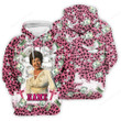Personalized Memorial Angel Leopard Tie Dye Pink Apparel