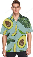 Avocado Palm Leaf Hawaiian Shirt
