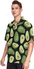 Avocado Seamless Pattern Hawaiian Shirt