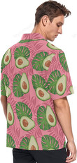 Avocado Palm Leaf Hawaiian Shirt