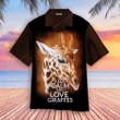 Keep Calm And Love Giraffe Hawaiian Shirt