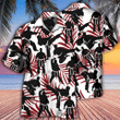 Karate Tropical Leaf Hawaiian Shirt