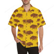 Brown Bison Hawaiian Shirt