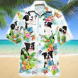 Border Collie Tropical Hawaiian Shirt
